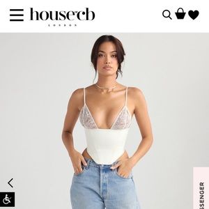 House of CB Corset Top (Size Medium)